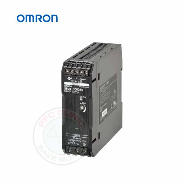 منبع تغذیه امرون 24 ولت 2.5 آمپر S8VK-C06024